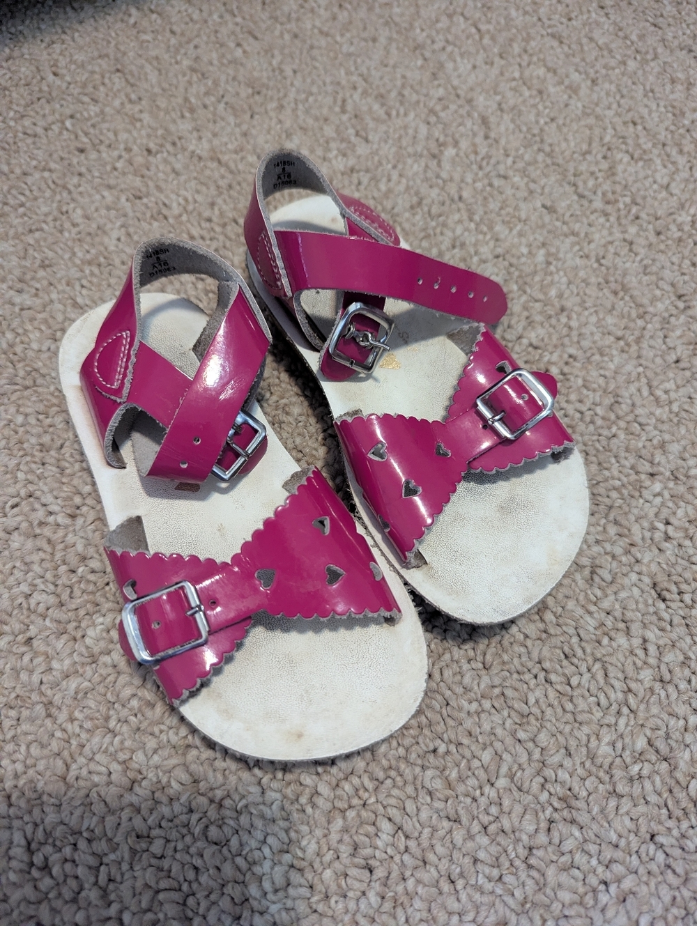 Sun San Pink Sandals Size 8